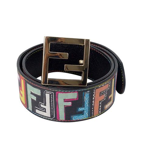 purple fendi belt|colorful authentic colorful fendi belt.